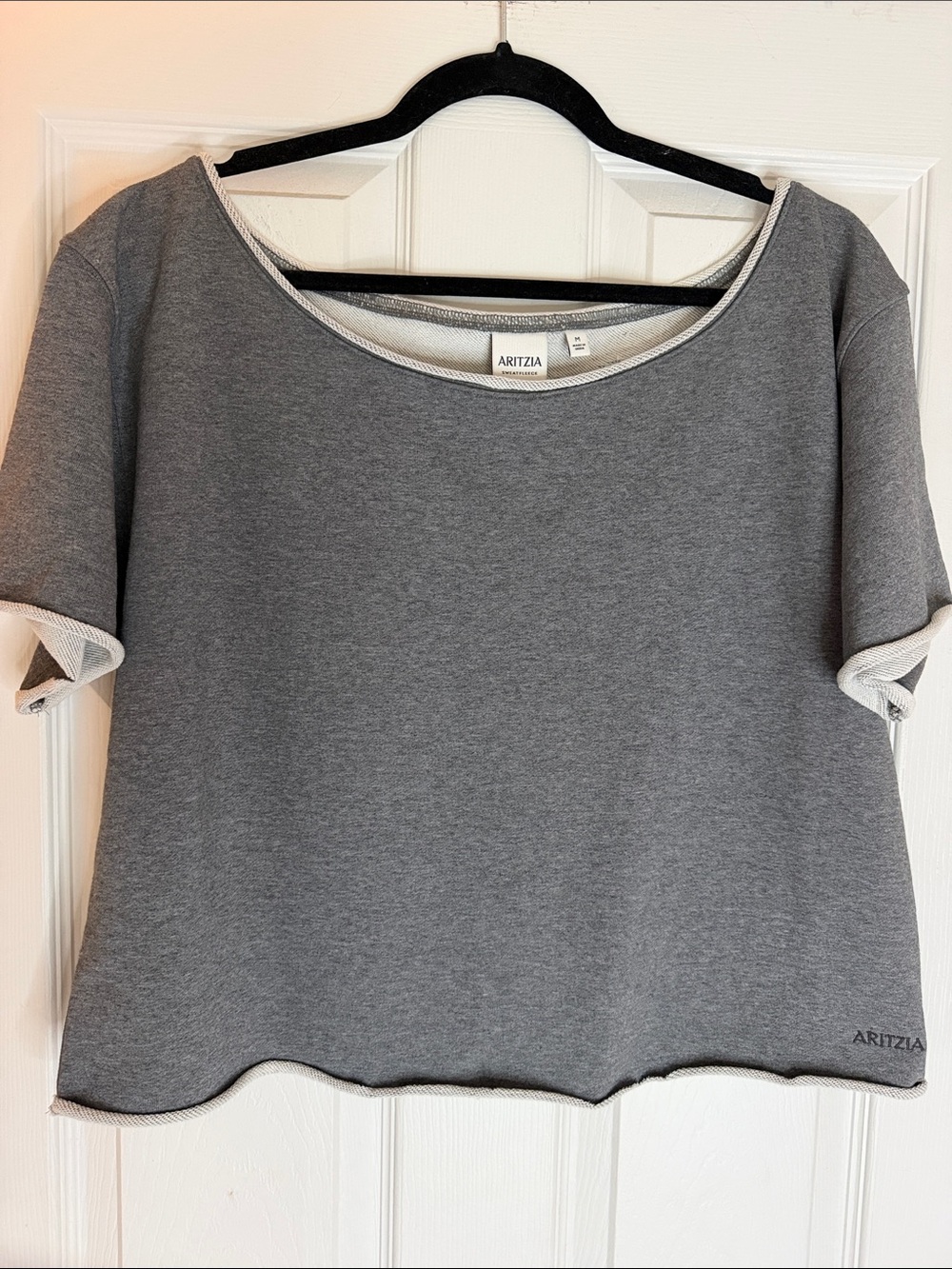 Aritzia Terry Fleece Off the shoulder Tee